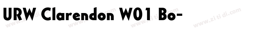 URW Clarendon W01 Bo字体转换 URW Clarendon W01 Bo字体转换
